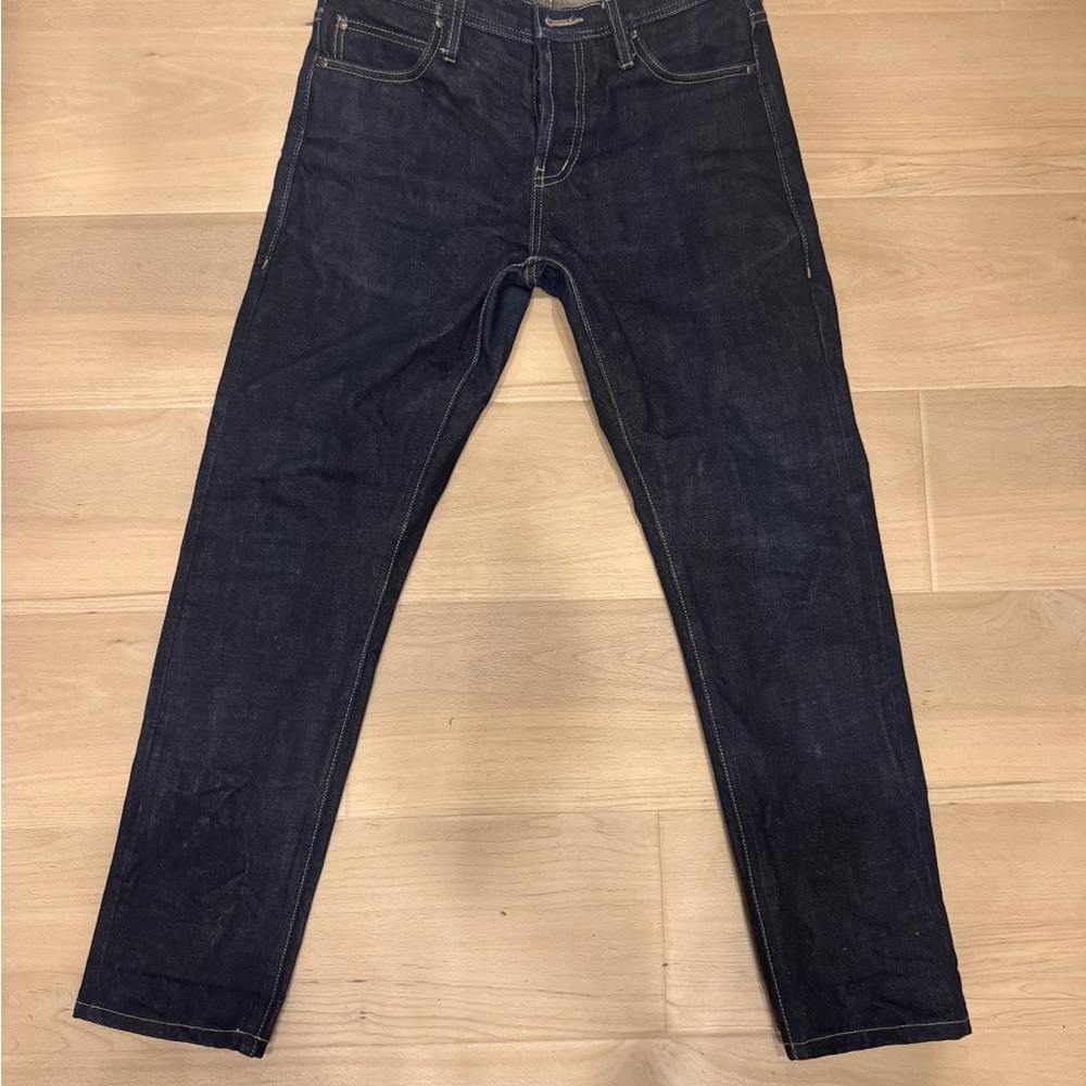 The Unbranded Brand 18 oz raw denim jeans